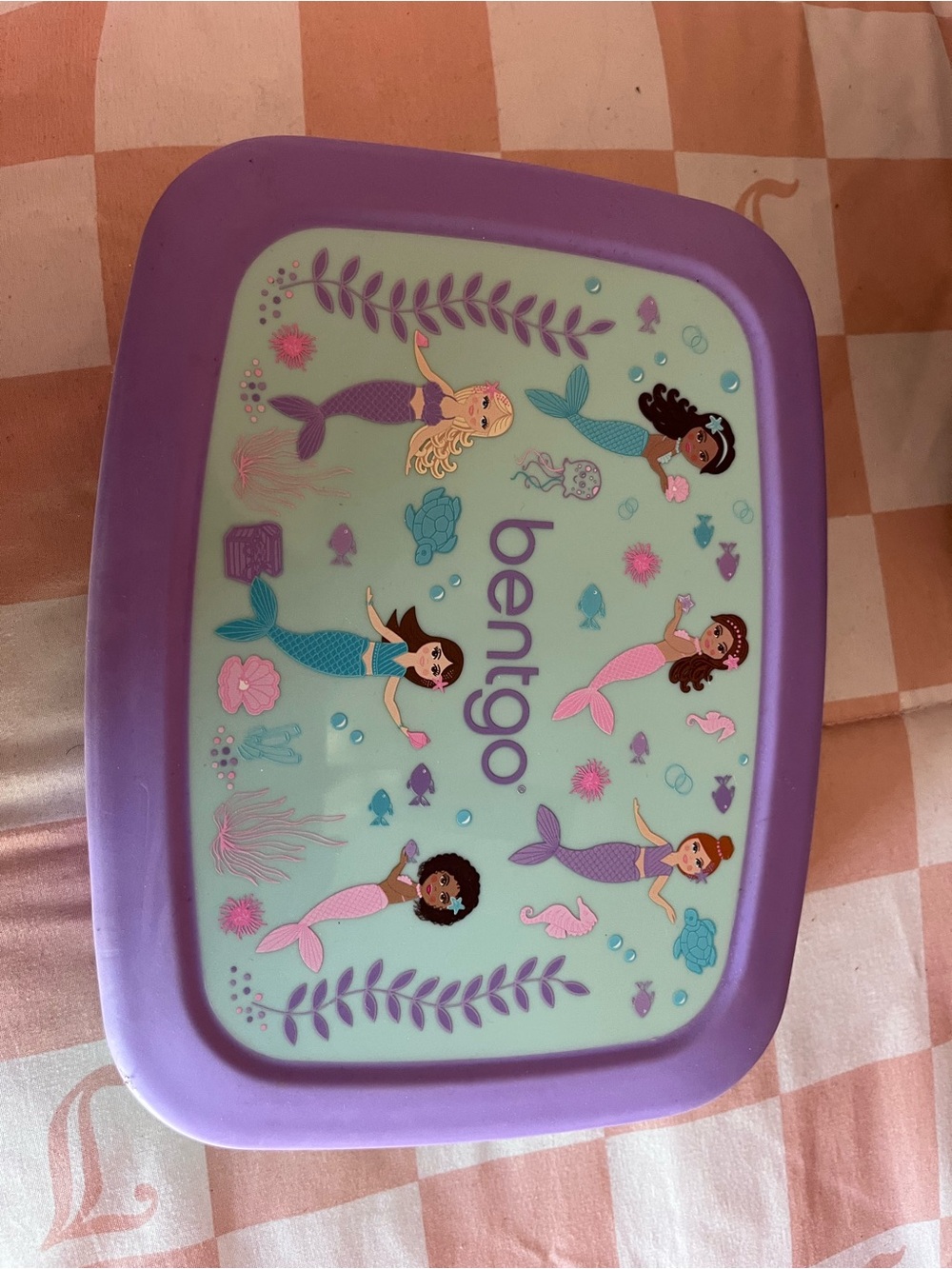 Bentgo Kids Lunch Box — Lavender & Mint Mermaid Design